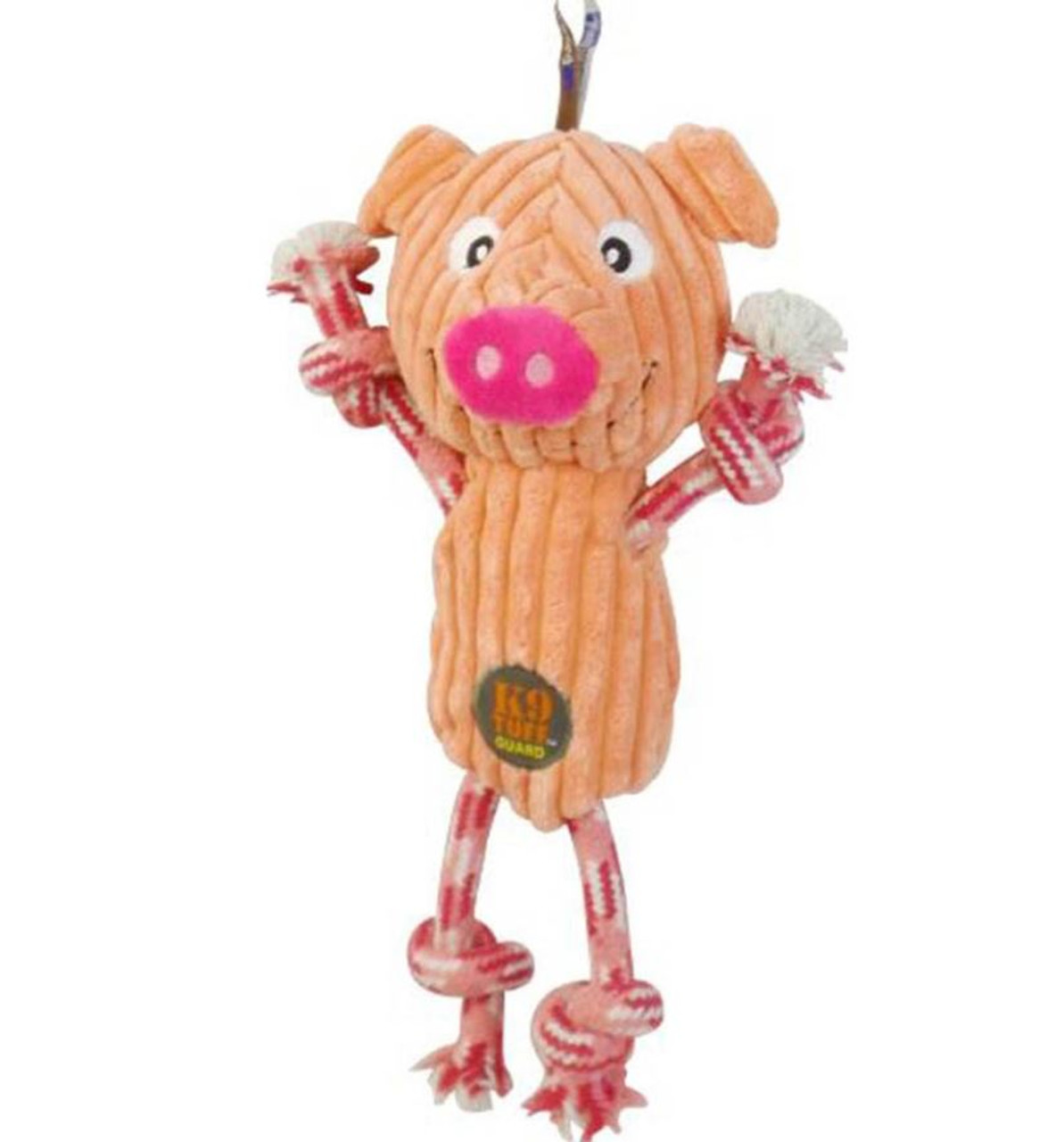 Outward Hound Ranch Roperz Pig Dog Toy， 12