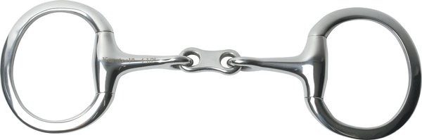 Korsteel Stainless Steel French Link Eggbutt Horse Snaffle Bit， 5-in