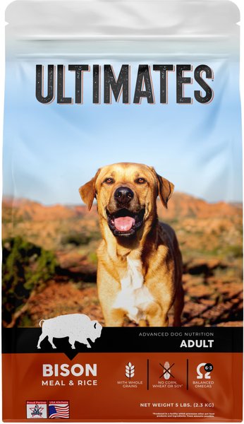 Ultimates Bison and Rice Dry Dog Food