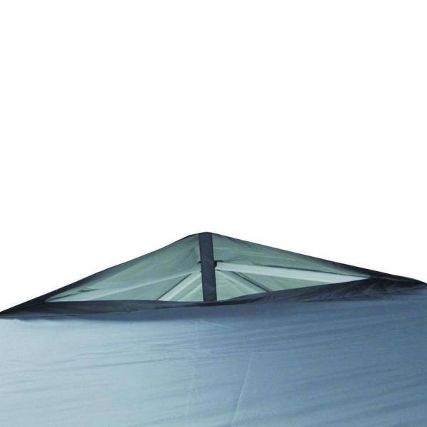 CROWN SHADES 12 ft. W x 12 ft. L x 11.1 ft. H 1 Touch Polyester Canopy 8028227