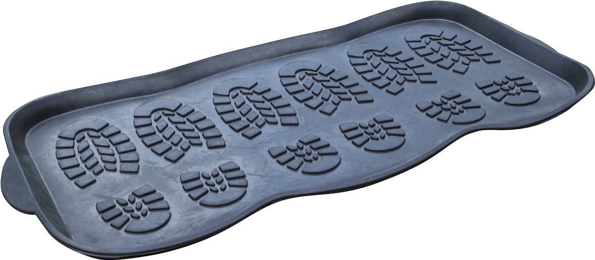 AmeriHome Rubber Boot and Shoe Mat