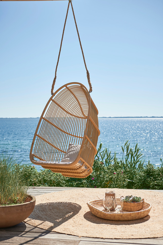 Renoir Exterior Hanging Swing Chair   Tropical   Hammocks And Swing Chairs   by Sika Design  Houzz