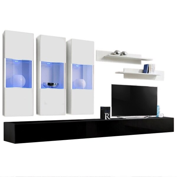 Fly E2 30TV Wall Mounted Floating Modern Entertainment Center