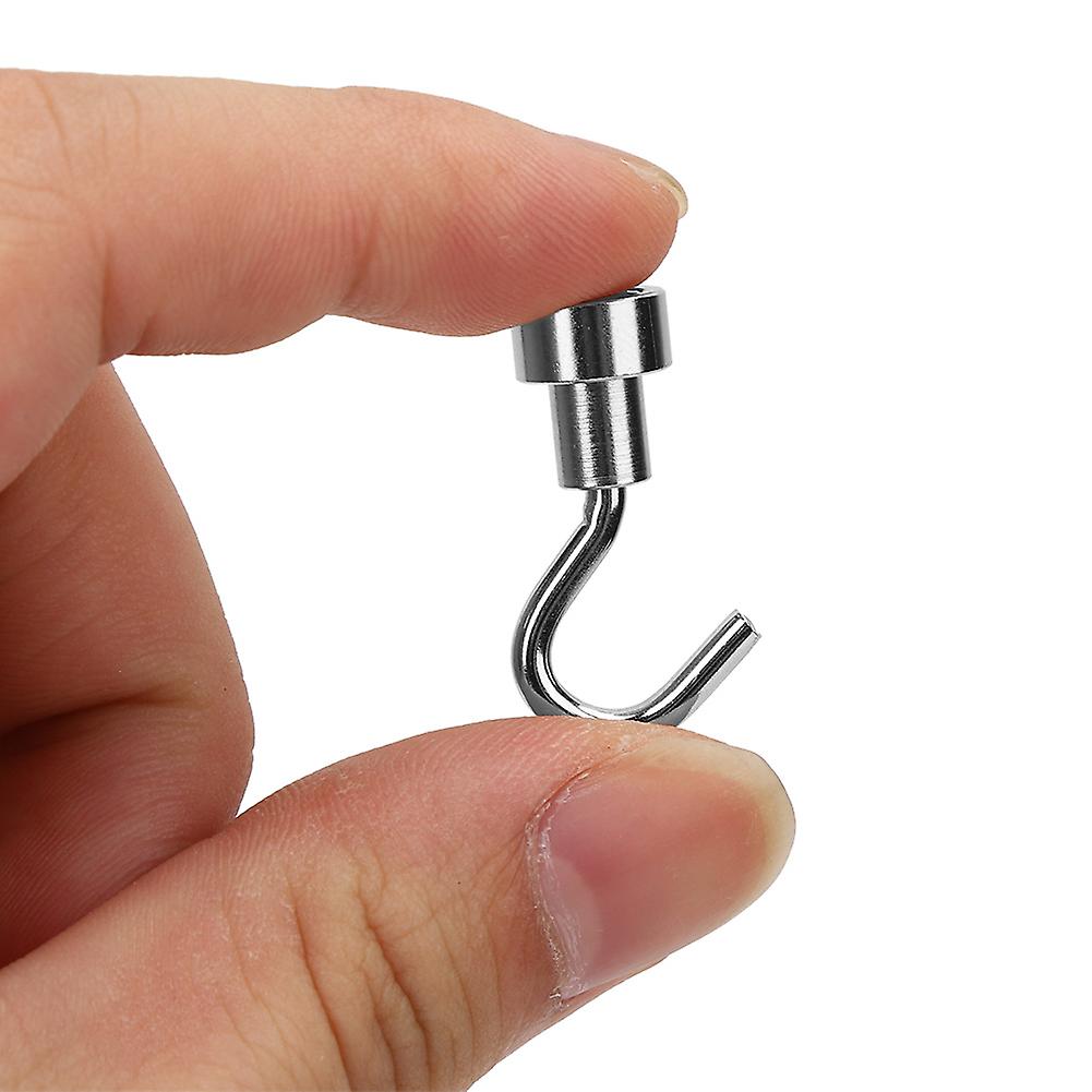 10pcs F10 Magnet Hook Antirust Heavy Duty Magnetic Hook For Home Kitchen Workplacee10