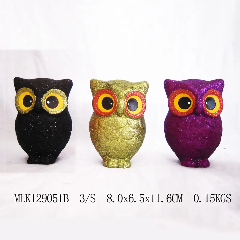 Wholesale Cheap Factory Supply Garden Ornaments Outdoor Miniatures Animal Craft Diy Owl Figurine Animal Decoration