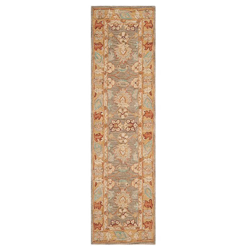 Safavieh Anatolia Corey Framed Floral Wool Rug