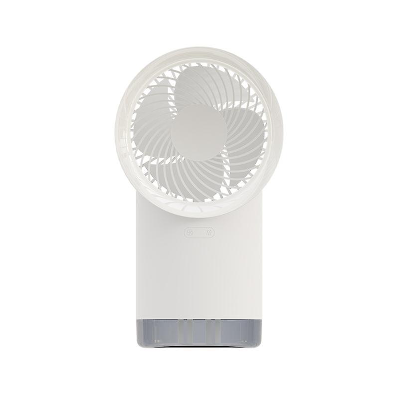 Desktop Fan 4000mah Wireless Handheld Usb Fan Mini Air Conditioners Fan Portable Cooling Fans With Mist Strong Wind Super Quiet