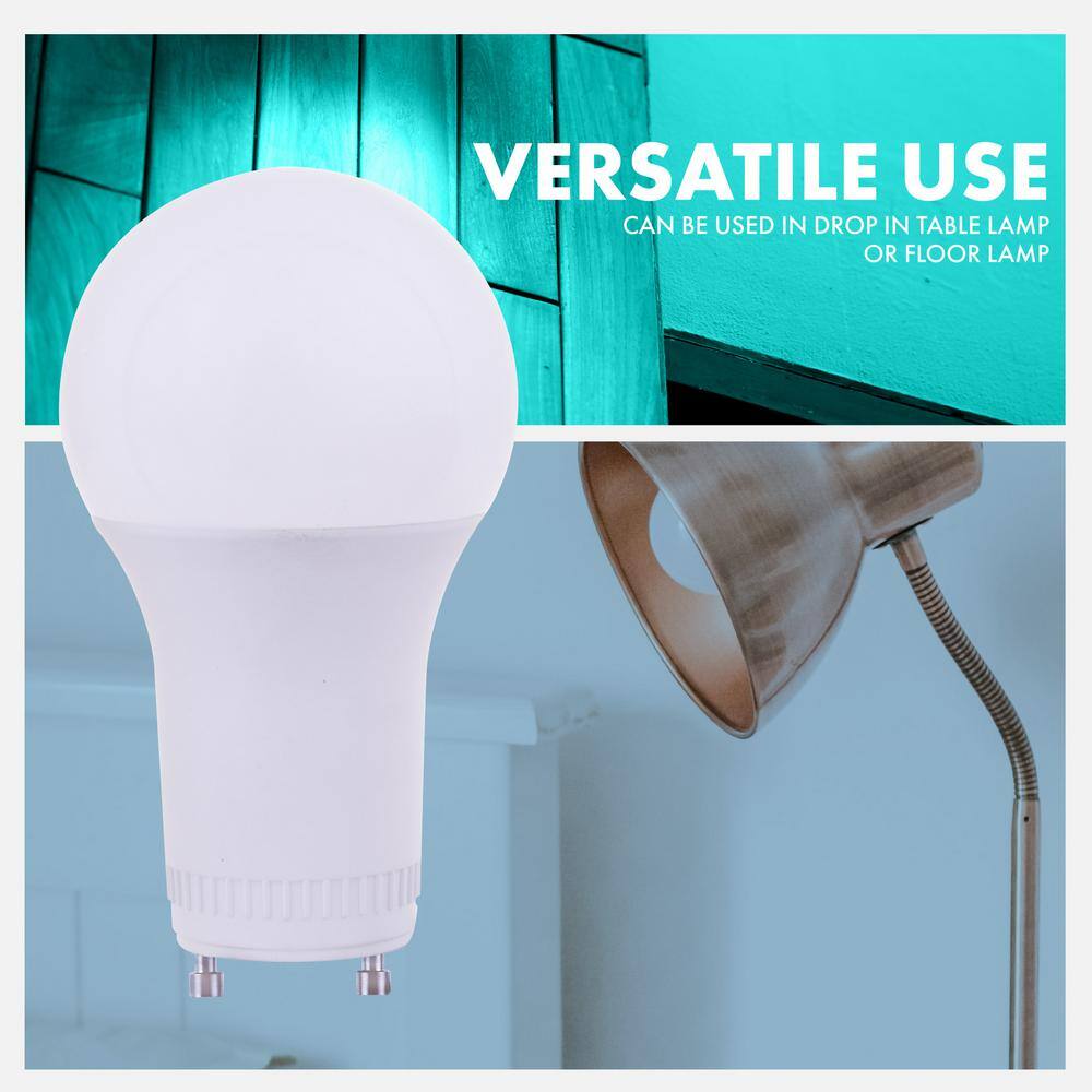 Simply Conserve 75-Watt Equivalent A19 Dimmable with GU24 Base LED Light Bulb 4000K Cool White 50-pack L12A19DGU2440K