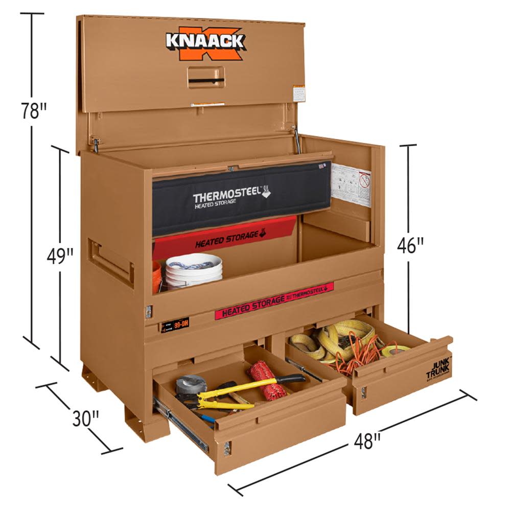 STORAGEMASTER? Piano Box with JUNK TRUNK?and Thermo Steel?