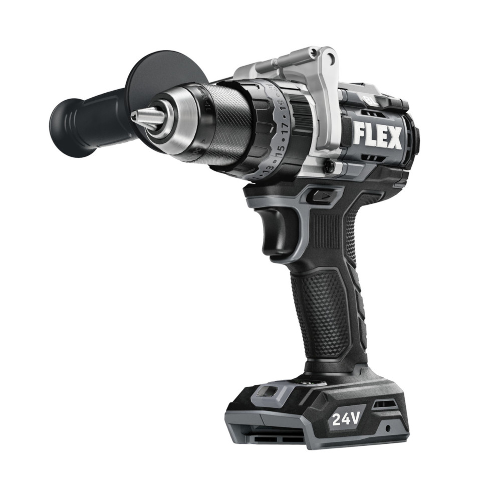 FLEX 24V 1/2 2 Speed Hammer Drill With Turbo Mode Bare Tool