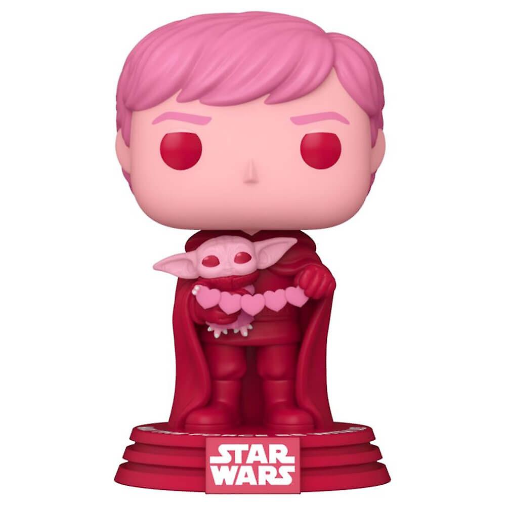 Star Wars Luke Skywalker with Grogu Valentine Pop! Vinyl