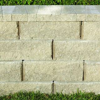 Pavestone RockWall Large 6 in. x 17.5 in. x 7 in. Pecan Concrete Retaining Wall Block (48 Pcs.  34.9 sq. ft.  Pallet) 79824