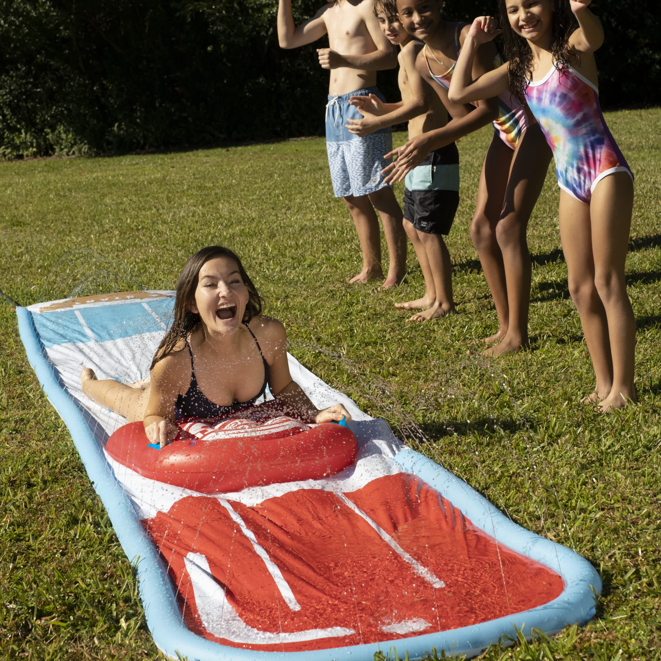 BigMouth Splash Slides - Red White and Blue Pop slide