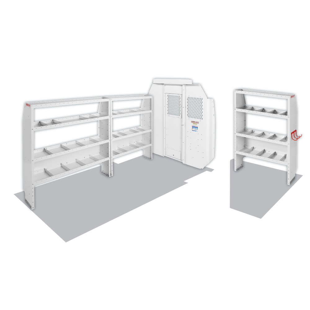 Commercial Shelving Package for High-Roof, 136 Inch Wheel Base RAM ProMaster Vans