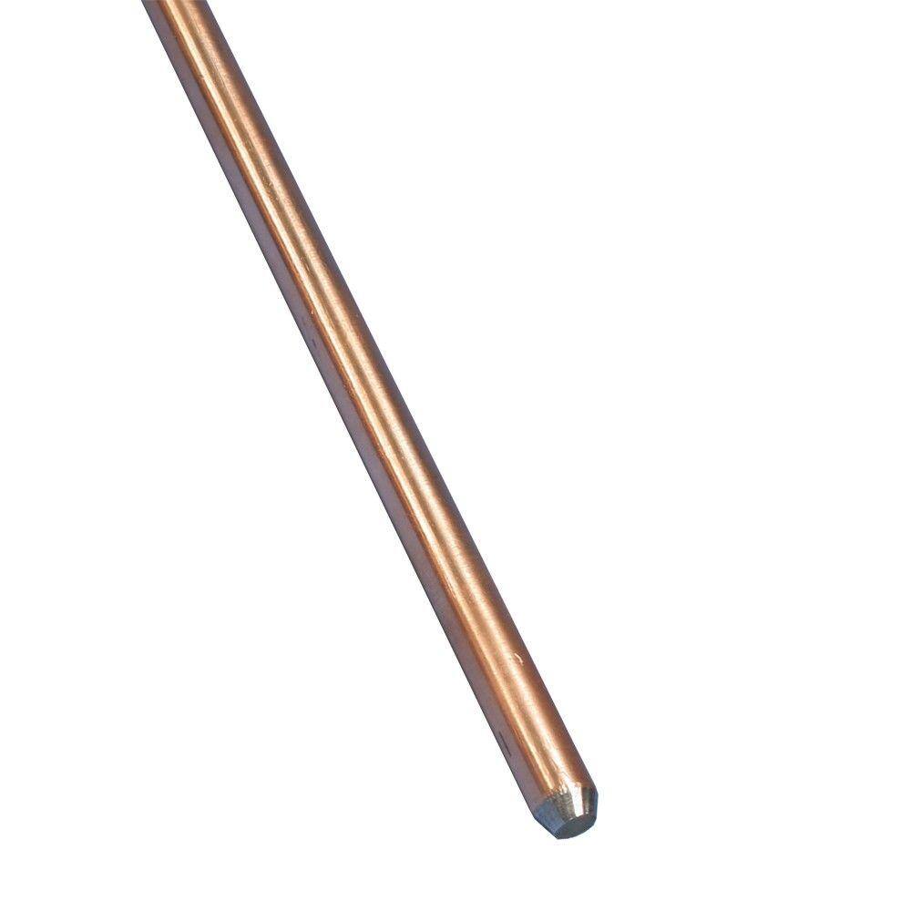 ERICO 58 in. x 8 ft. Copper Grounding Bar Rod 615880UPC