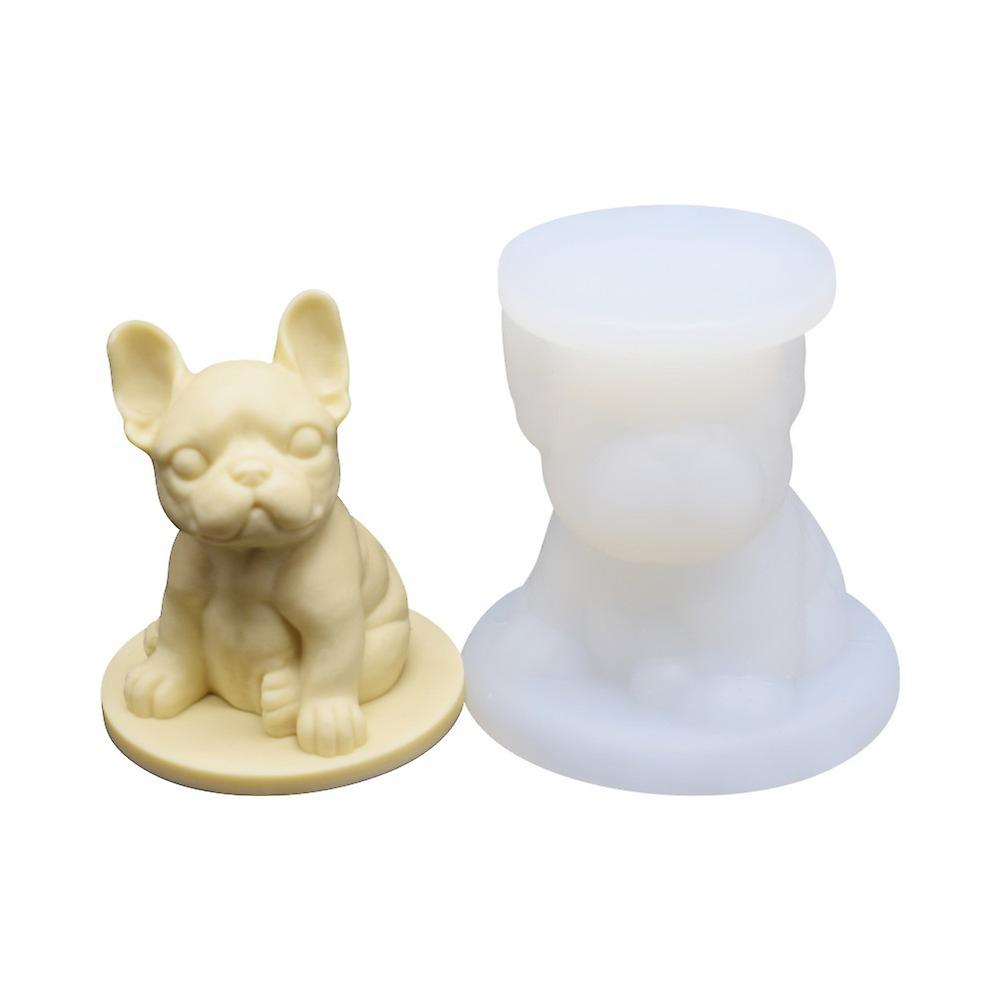 Cartoon Bulldog Ice Cube Mold - 1pc