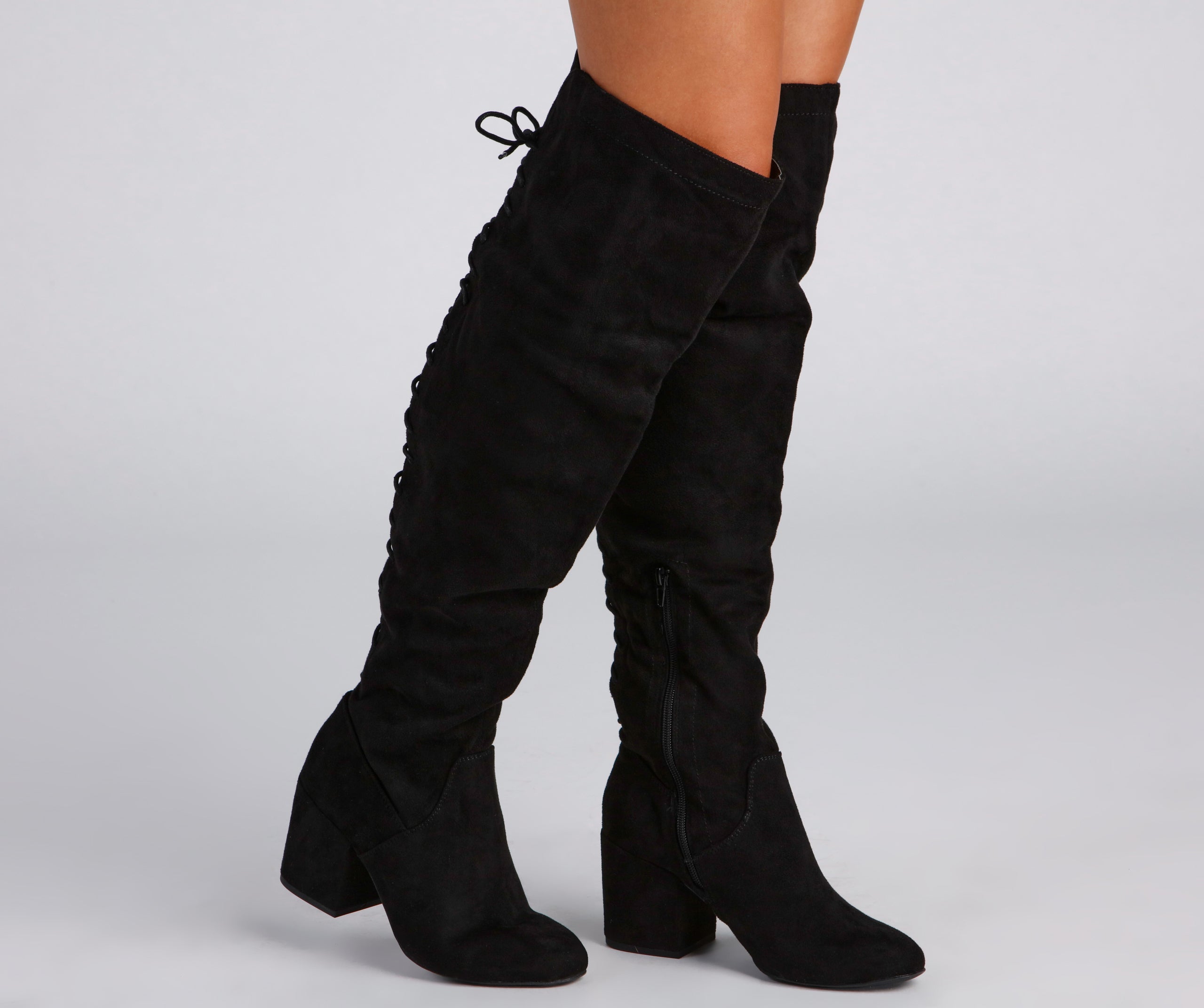 Chic Trends Lace-Up Boots