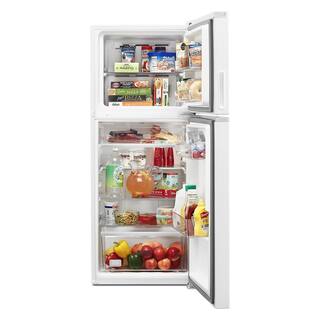 Whirlpool 24 in. 11.6 cu. ft. Top Freezer Refrigerator in White Counter Depth ENERGY STAR WRT312CZJW