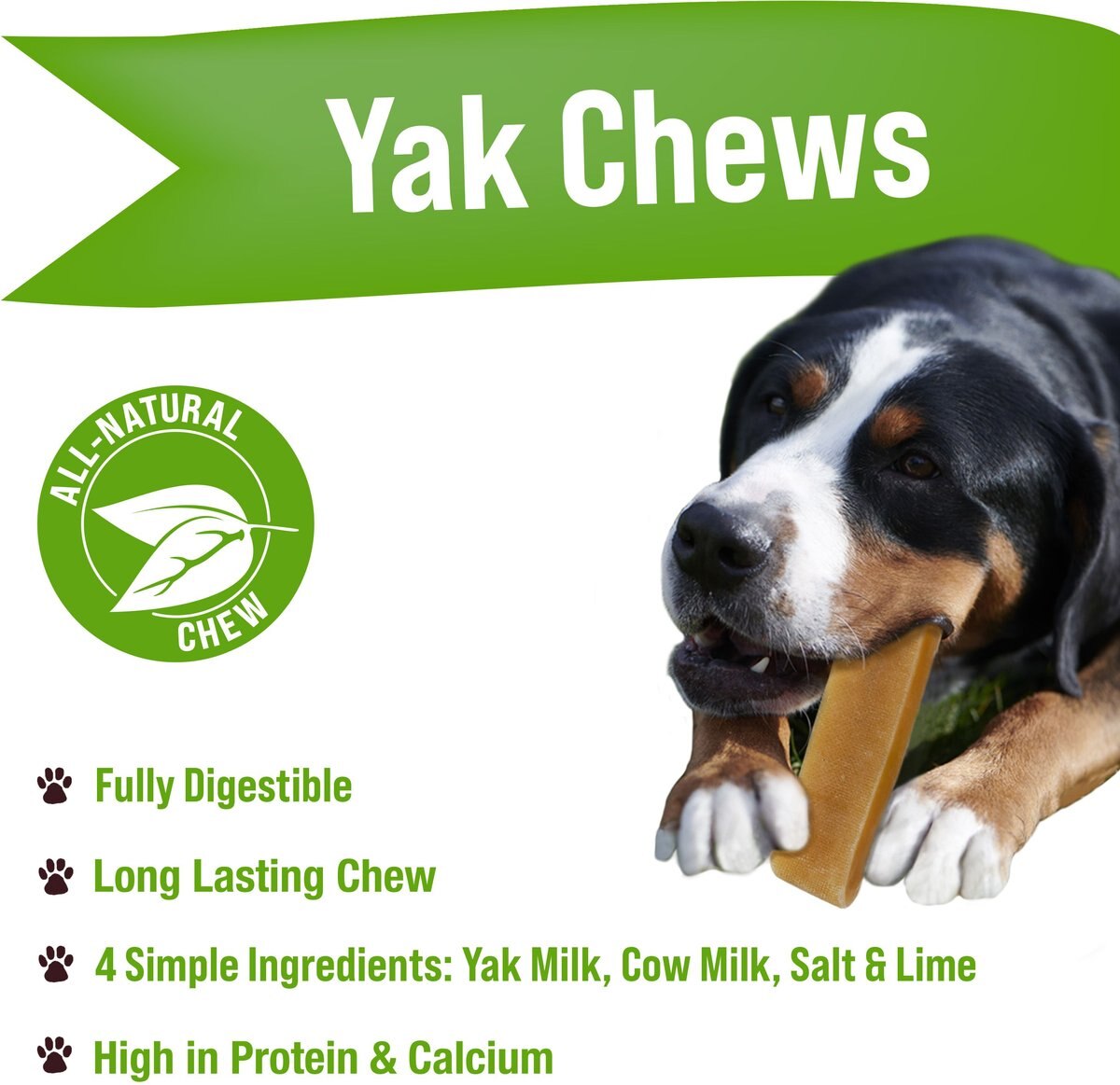 Buck Bone Organics X-Large Yak Cheese Dog Treats