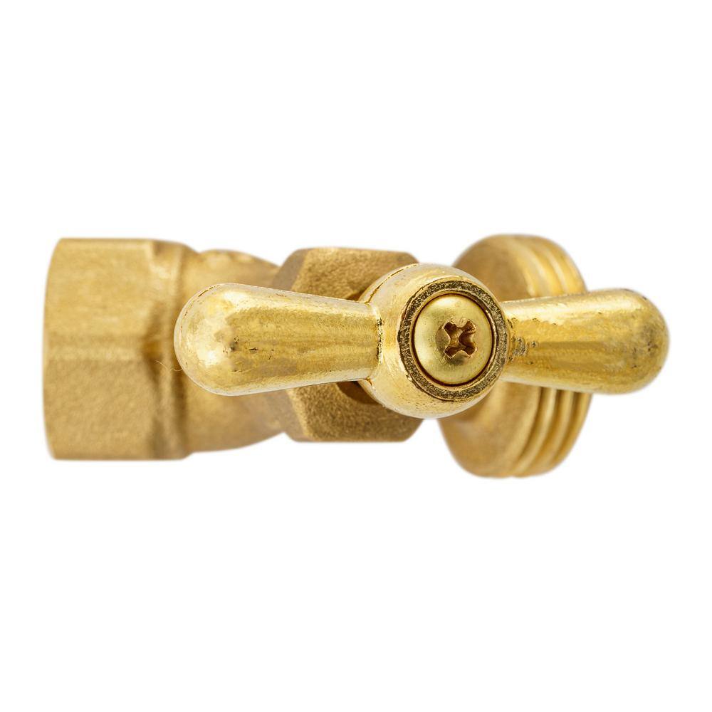 Everbilt 12 in. Brass Hose Bibb Valve 102-403EB