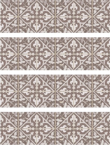 Bungalow Flooring FlorArt Javid Indoor Stair Treads， Khaki， 4-pack