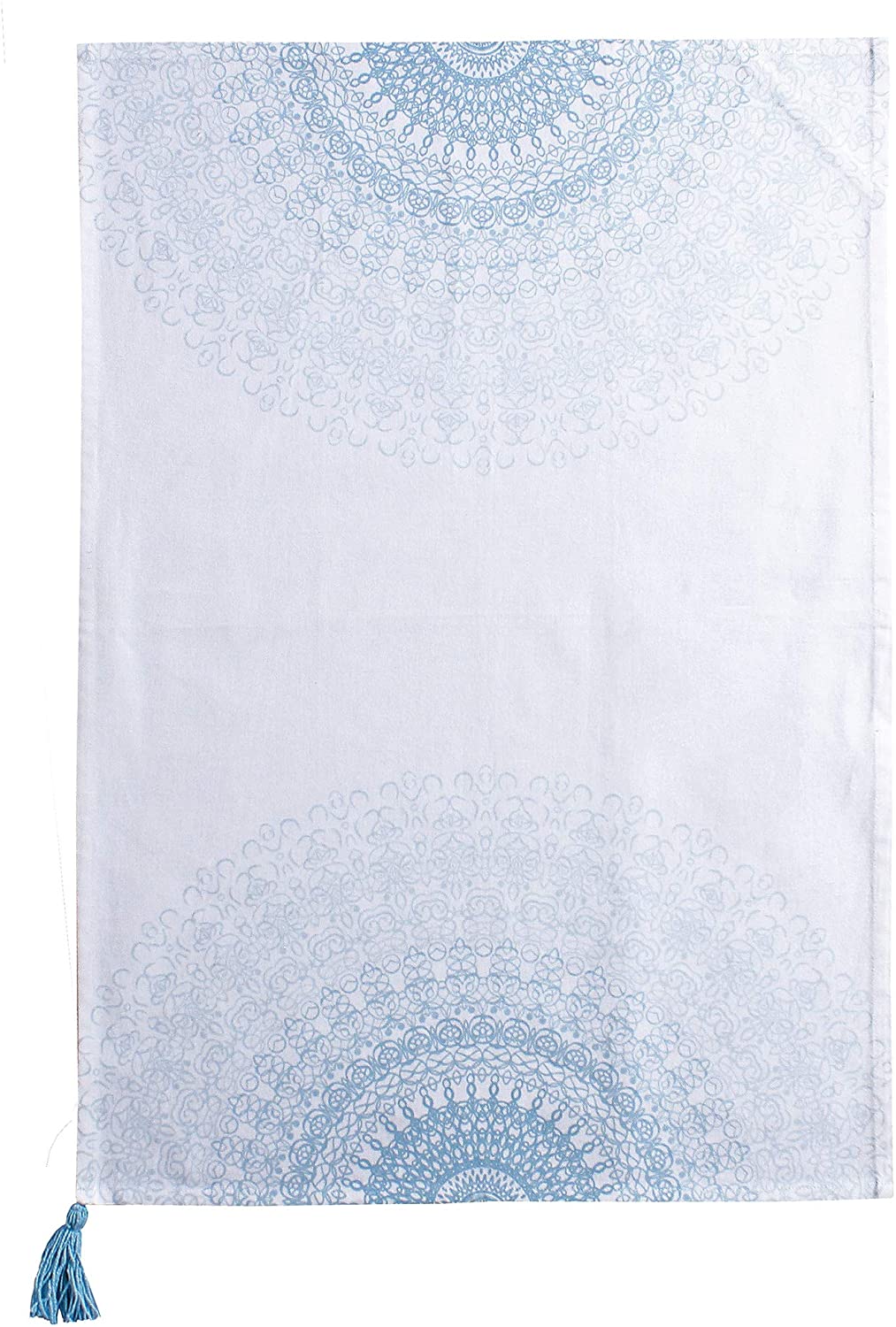 Accent Home Cotton Kitchen Towels Set of 4 pcs - Absorbent Dish Towels Set | Tea Towels Mandala Blue Print Multi Purpose use in Kitchen Linen， Drying Dish Hand Towels 20x28 inch