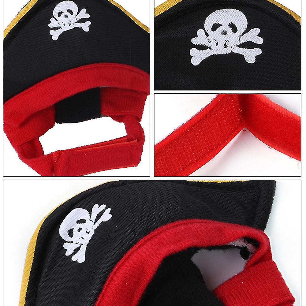 Pirate Dog Cat Costume Suit Halloween Funny Pet Clothes