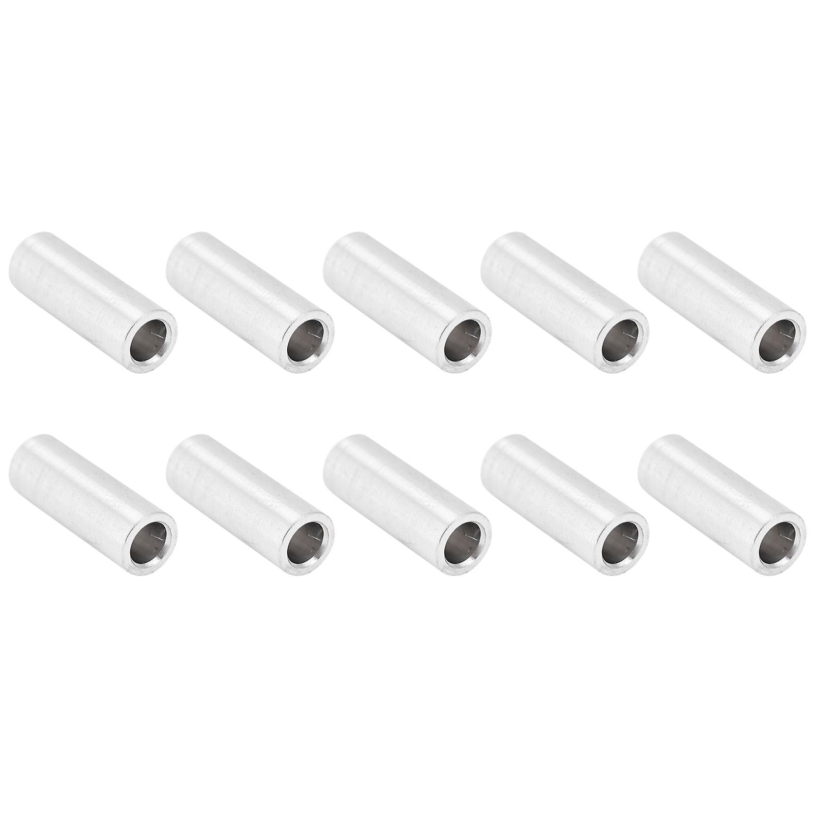 10pcs Round Spacer Aluminum Alloy Unthreaded Standoff Support Fittings 6mm Outer Diameterlong 16mm