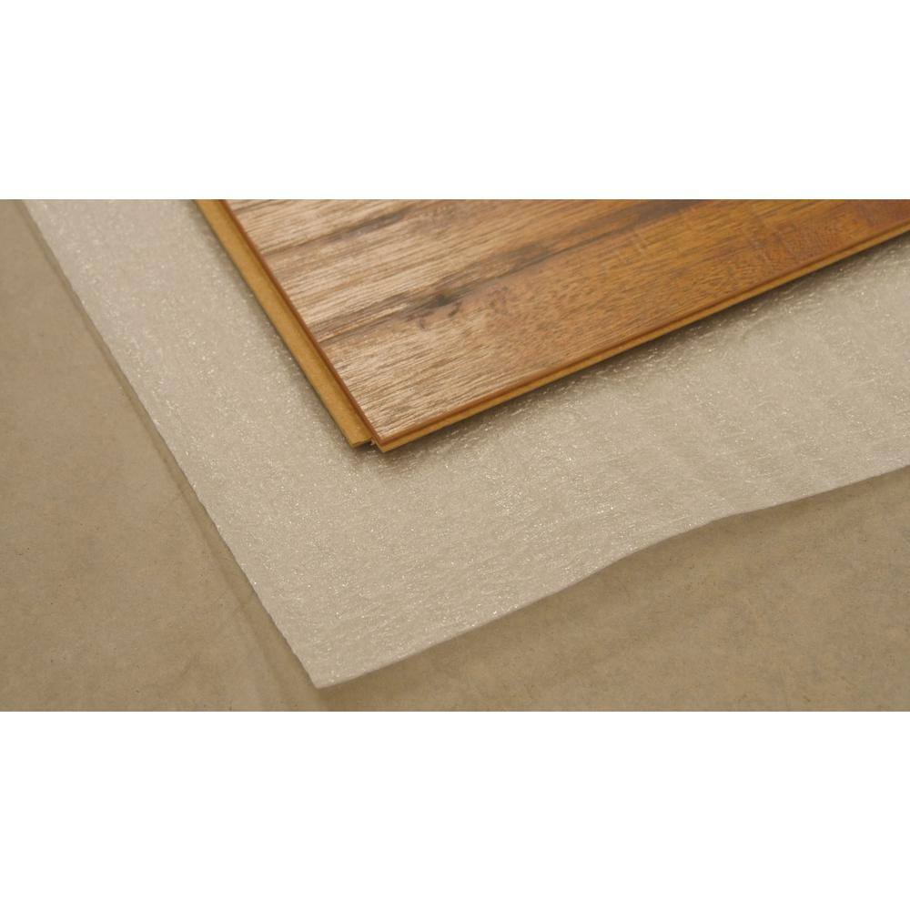 TrafficMaster Standard 100 sq. ft. Roll 48 in. W x 25 ft. L x 2 mm T Underlayment for Laminate Engineered Hardwood Solid Hardwood 100779555