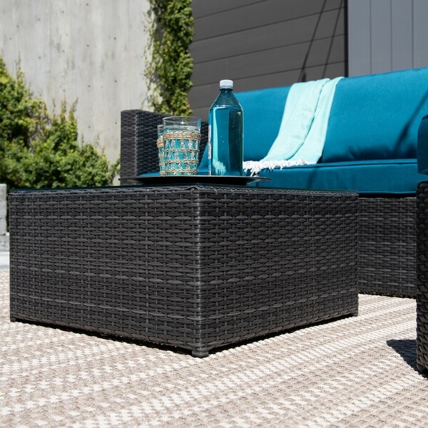 Corvus Trey Outdoor 6piece Aluminum Resin Wicker Sofa Set