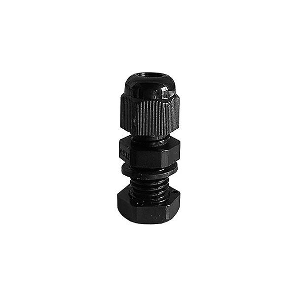 40Pcs 12Mm Nylon Cable Gland Long Threaded With Washer