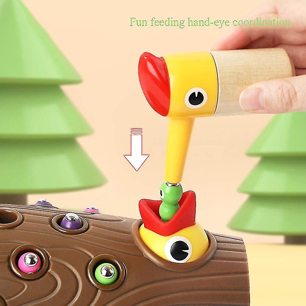 Woodpecker Toys，children Insect Catching Toys，educational Toys Children Physical Emotional Skills