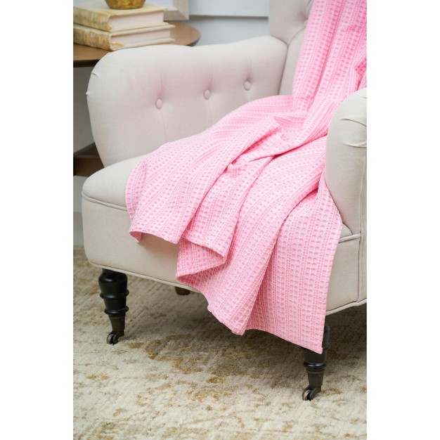 C amp f Home Textured Waffle Throw