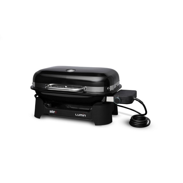 Weber 91090901 Lumin Compact Electric Grill Black