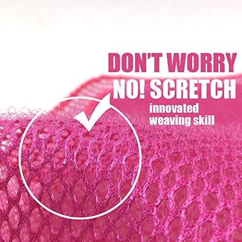 bangyoudaoo 6pcs Premium Kitchen Dish Towel Dish Cloth，Dish Scrubber，Mesh Wash Net