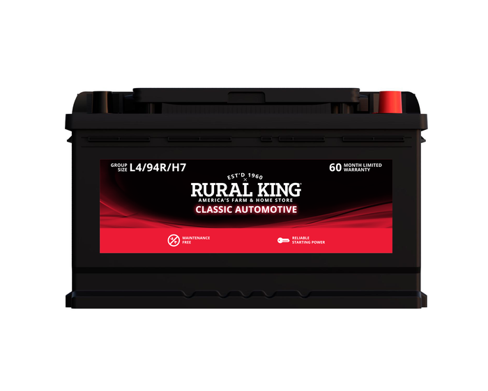 Rural King Classic Automotive Battery - 94R-60