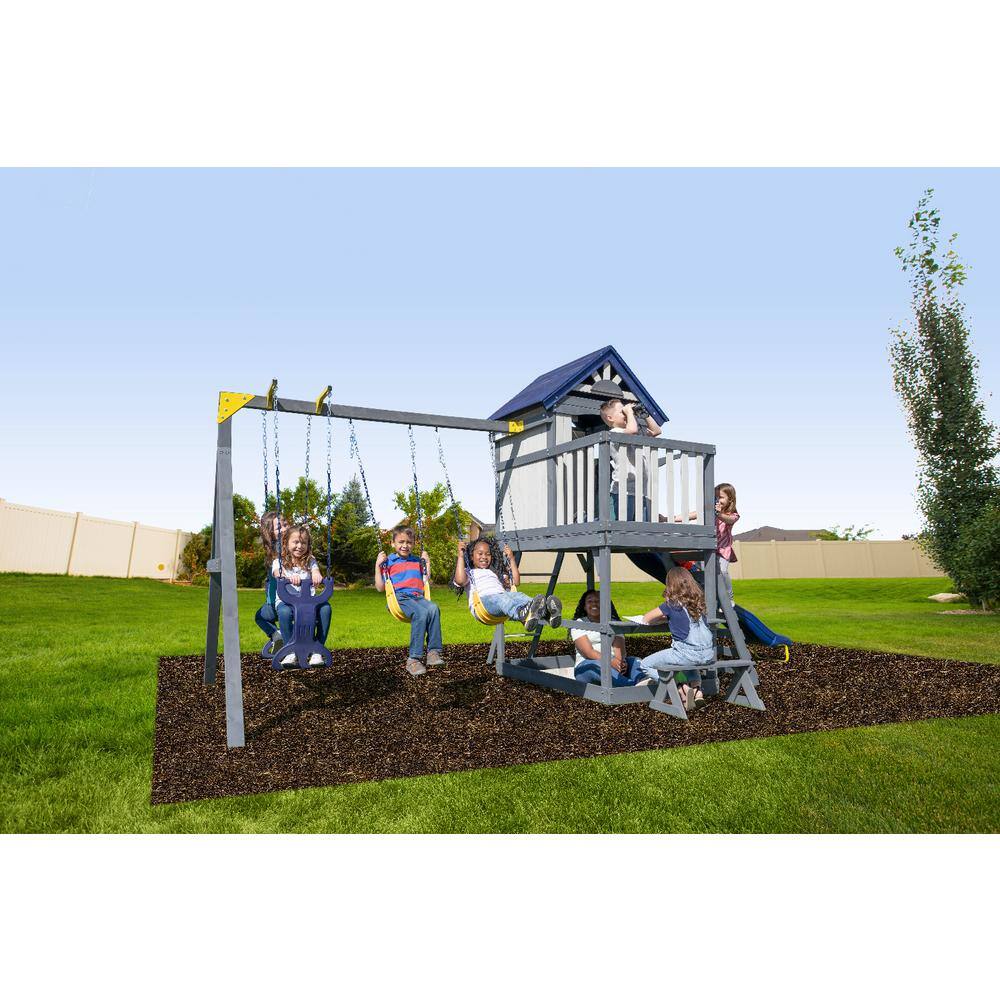 SPORTSPOWER Brookside Wooden Swing Set WP-652