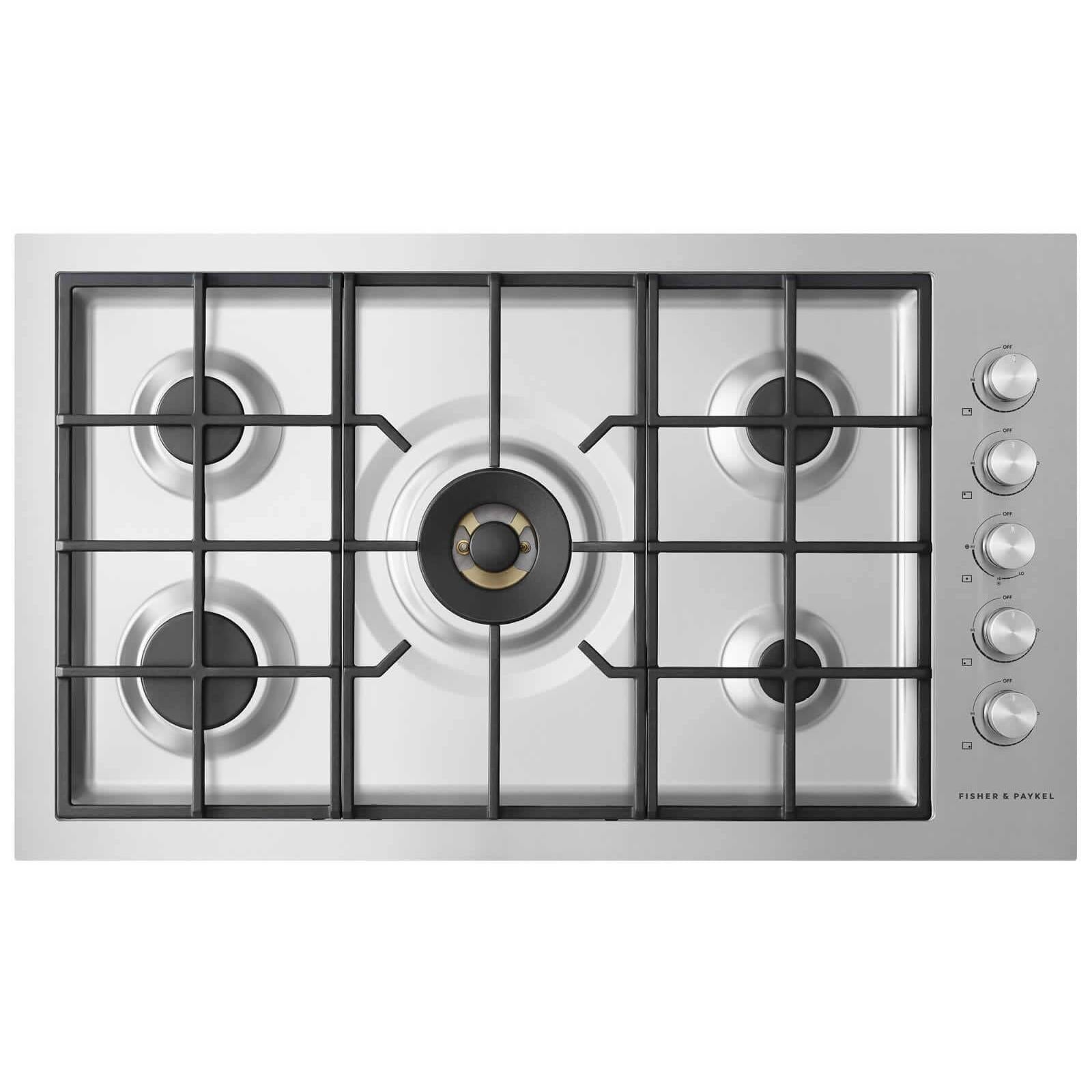 Fisher & Paykel 36-inch Built-in Gas Cooktop with Innovalve? Technology CG365DNGRX2 N