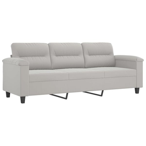 3-Seater Sofa Light Gray 70.9