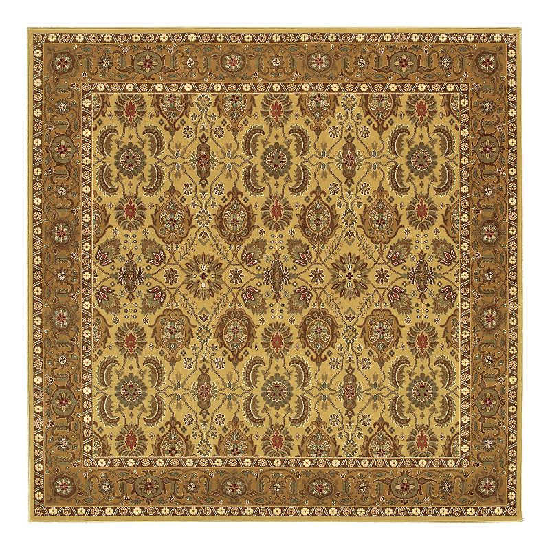 Couristan Royal Kashimar All-Over Vase Framed Floral Wool Rug