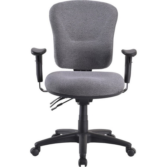 Lorell Accord Mid Back Task Chair  Polyester Gray ...