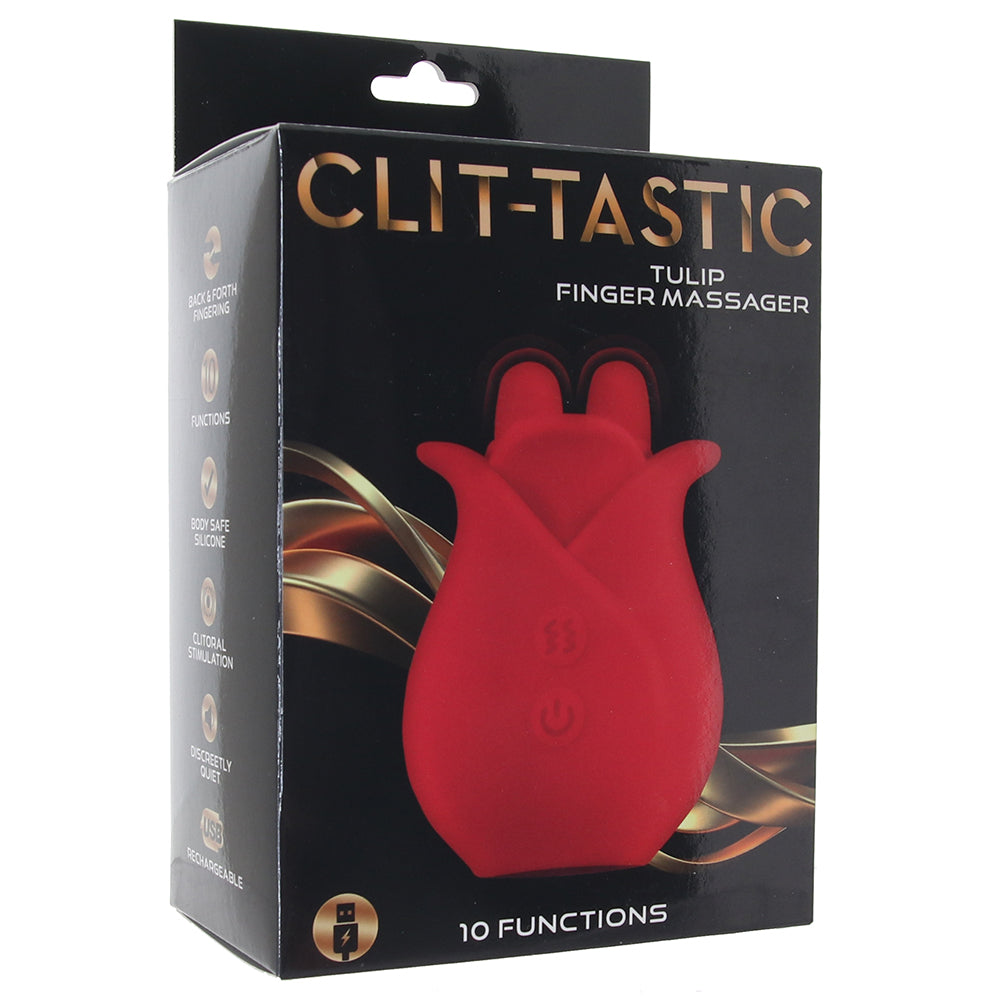 Clit-Tastic Tulip Finger Massager Vibe