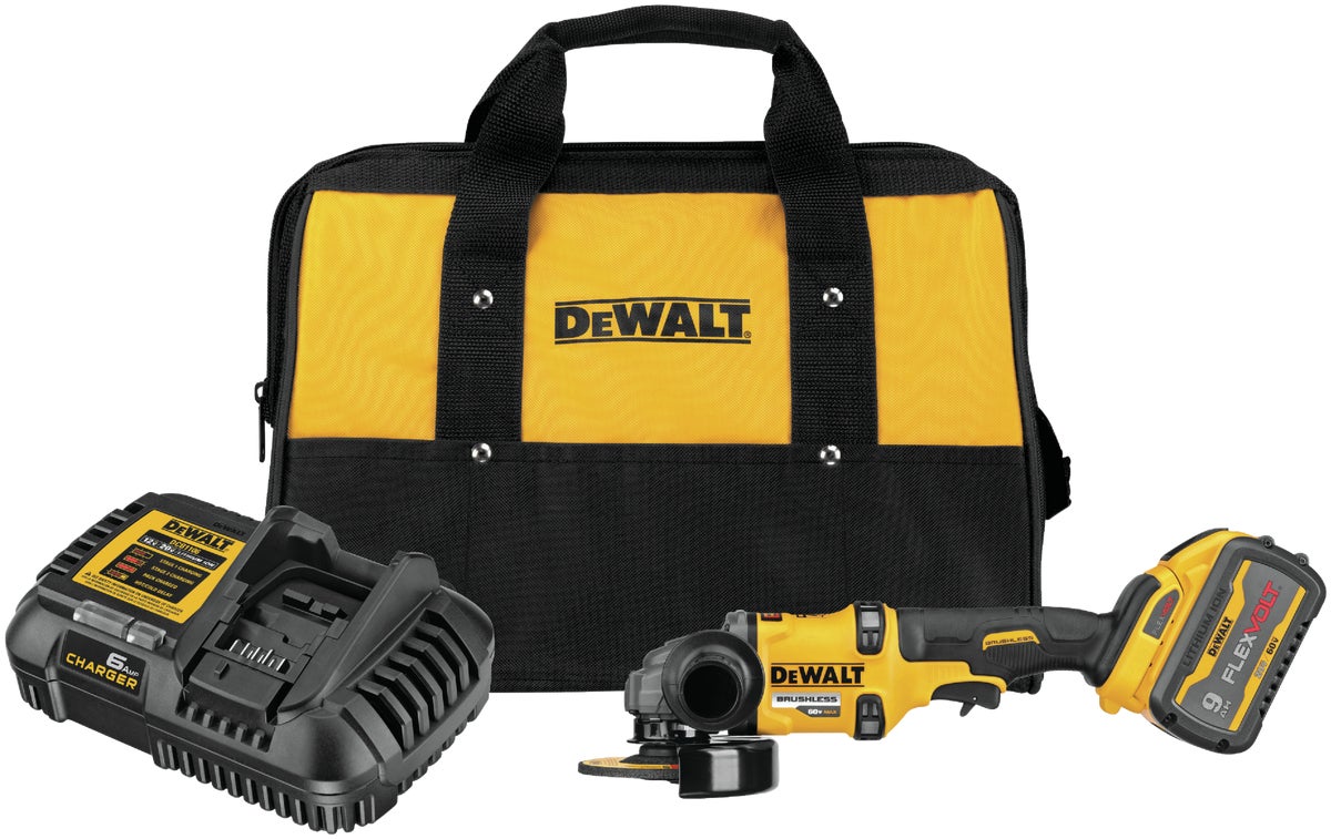 DW Flexvolt 60V MAX Brushless Cordless Angle Grinder Kit