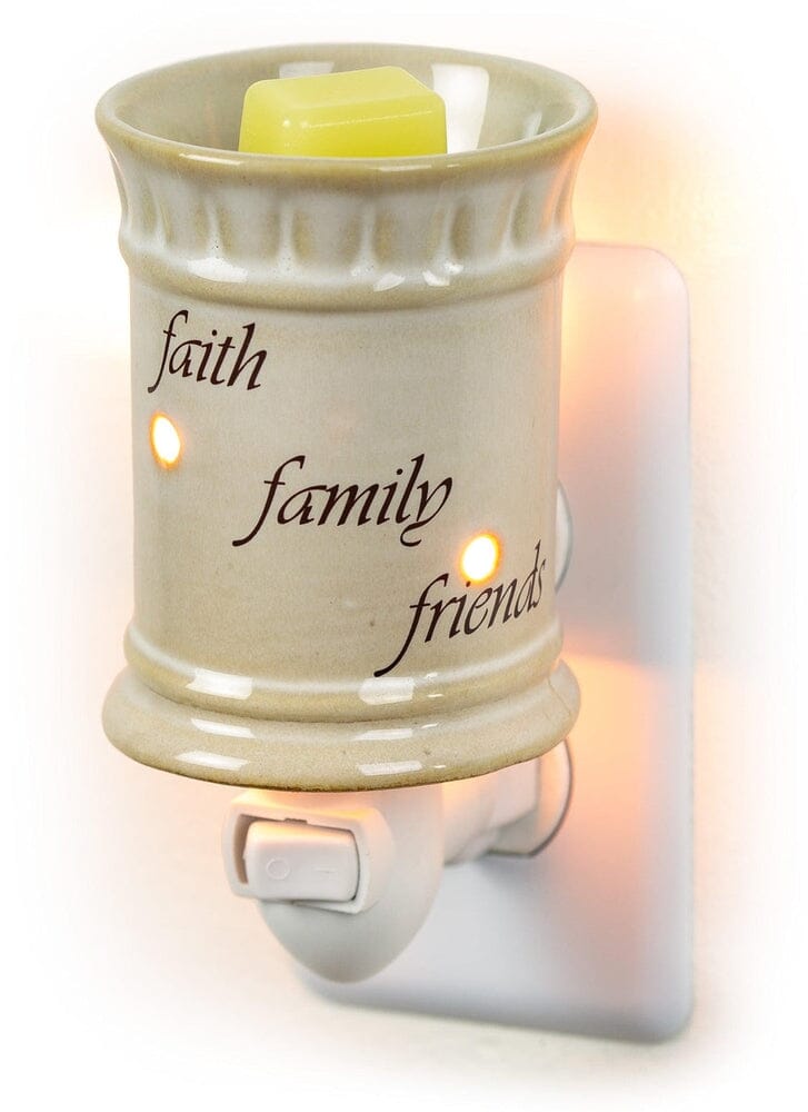 Plug-In Fragrance Wax Melt Warmer (Faith Family Friends)