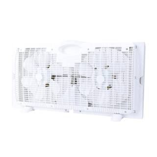 Hampton Bay 9 in. Twin Window Fan WDF9-2