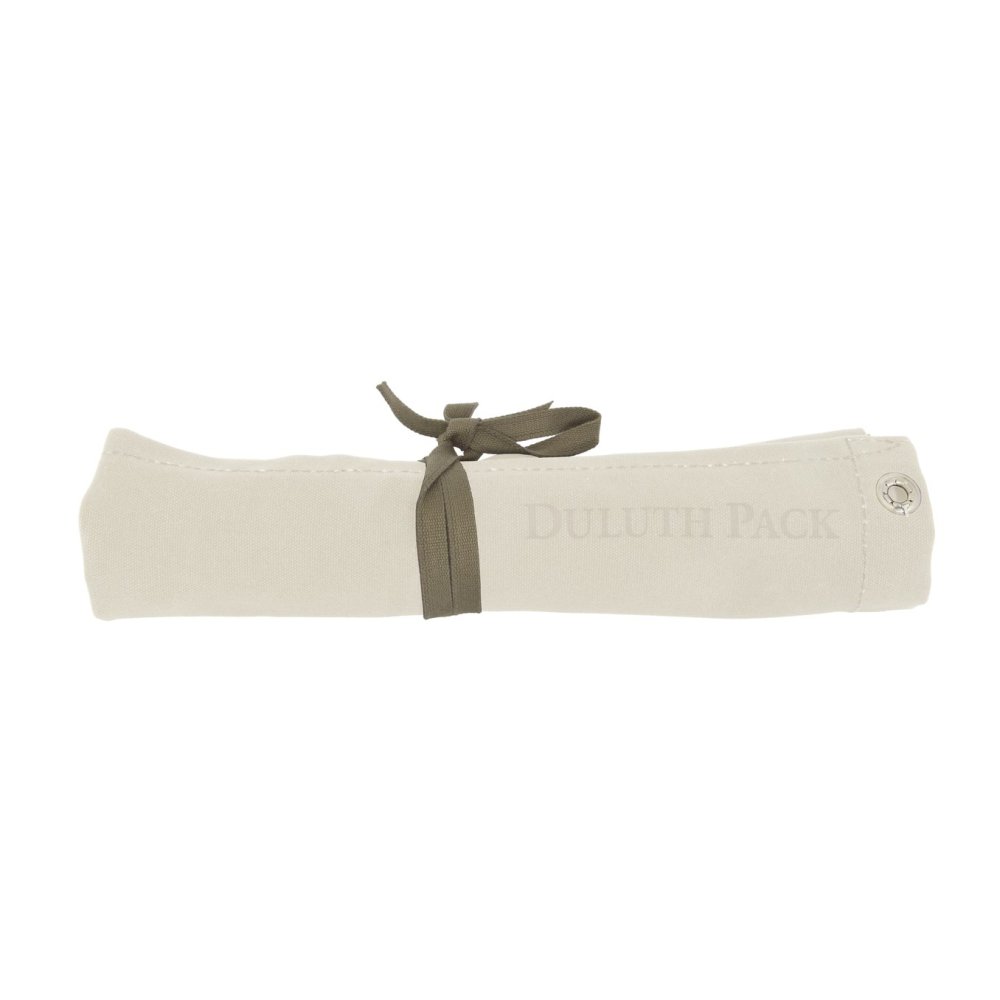 Natural Canvas Utensil Roll ;