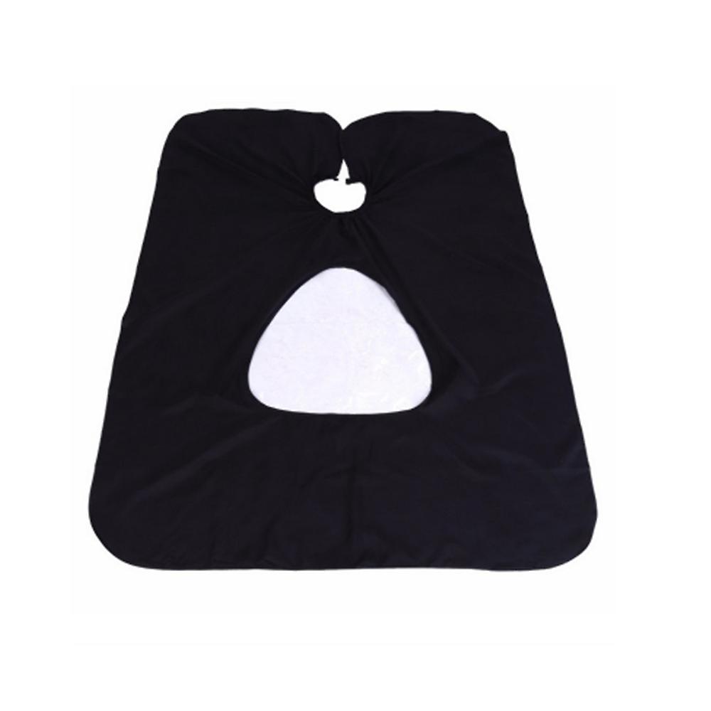 Black Hair Salon Cutting Cape Haircut Cloth Apron Waterproof Cape With View Window Barber