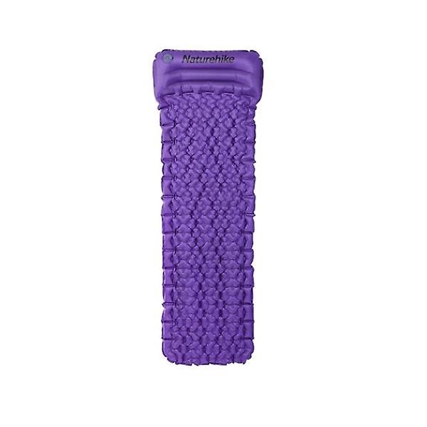 Purple Naturehike Outdoor Inflatable Sleeping Camping Mat Bag With Pillow