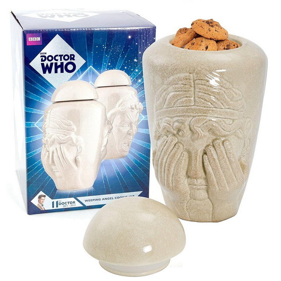 Se7en20 Doctor Who Weeping Angel Ceramic Cookie Ja...