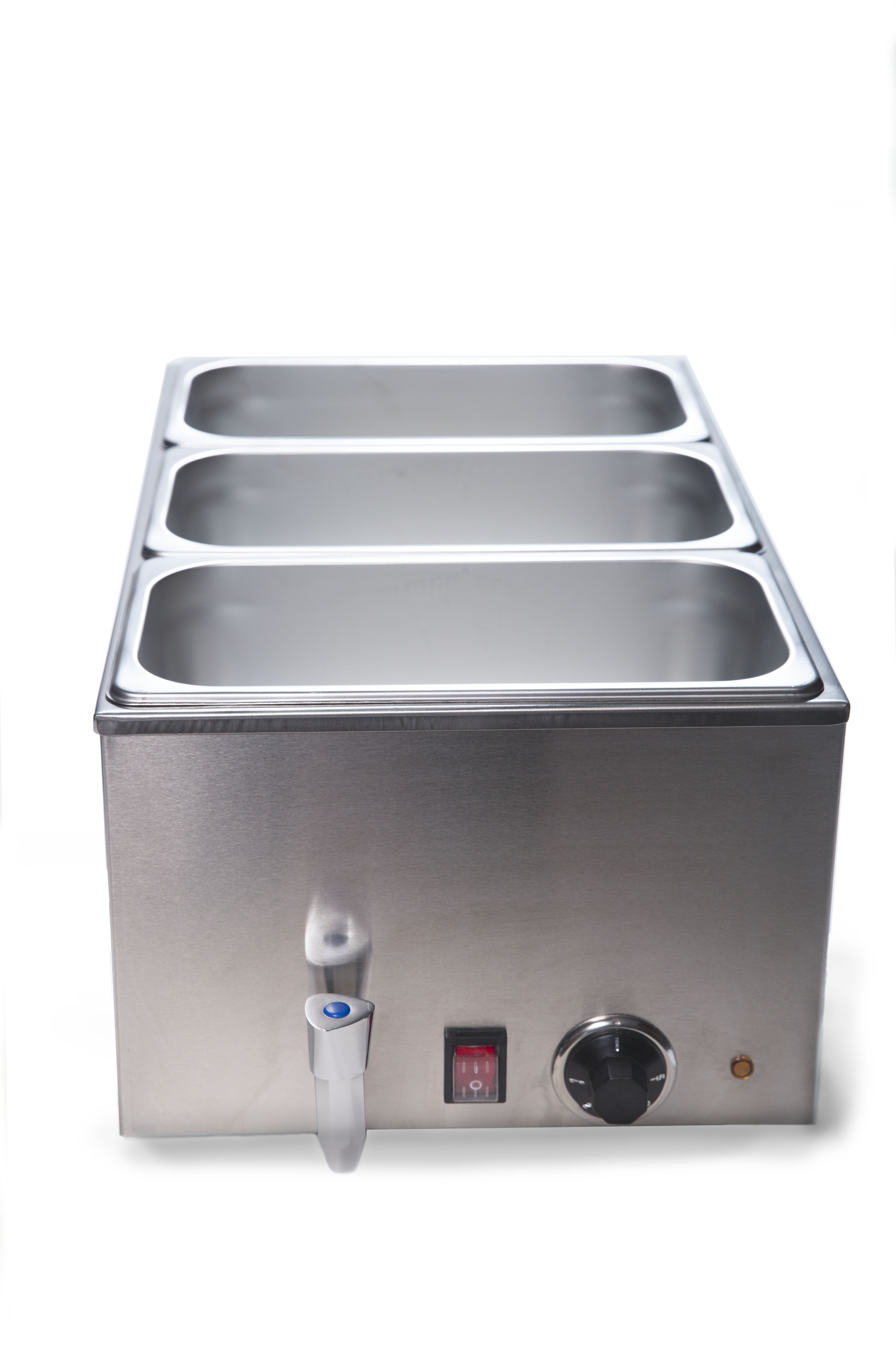 SYBO Food Warmer Bain Maire 3 Well w/ Tap